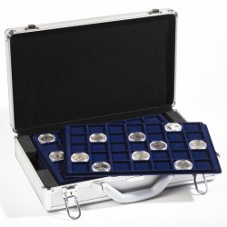 Valisette numismatique CARGO L6 avec 6 plateaux pour 2 € sous capsules