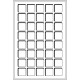 Plateaux Format L pour 35 cases circulaires de 39 mm 