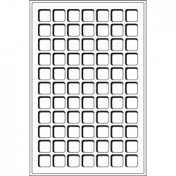 Plateaux Format L pour 40 cases de 33 mm 