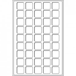 Plateaux Format L pour 77 cases de 22 mm 