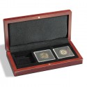 Ecrin numismatique 3 cases carrées pour Quadrum ou étuis cartonnés