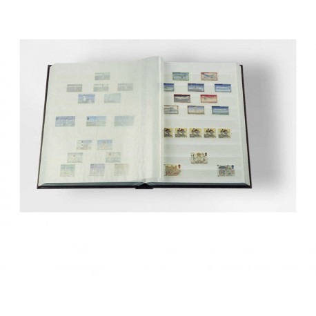 Classeur pour timbres "grand modèle" - 48 pages blanches