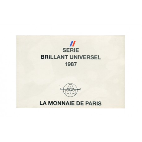 SERIE en Francs BU -  France 1987