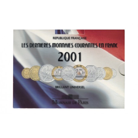 SERIE en Francs BU -  France 2001