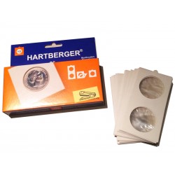 Etuis cartonnés Hartberger à agrafer 40 mm
