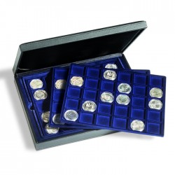 Coffret PRESIDIO TRIO avec chacun 30 cases carrées (39 x 39 mm) 
