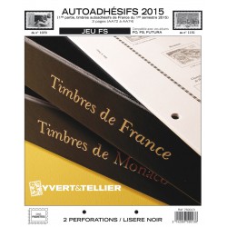  Jeu France FS 2015 1er semestre -Auto adhésifs YVERT ET TELLIER 