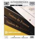 Jeu France FS 2015 1er semestre -Auto adhésifs YVERT ET TELLIER 