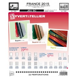  Jeu France 2015-1er semestre SC YVERT ET TELLIER 