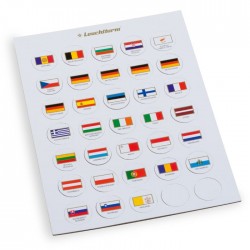 CHIPS  drapeaux EURO - Pour illustrer les collections 2 euros
