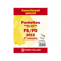 Assortiment de pochettes 2014-2ème semestre (double soudure) 