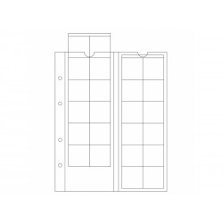 Feuilles OPTIMA 34, 24 cases jusqu'à 34 mm