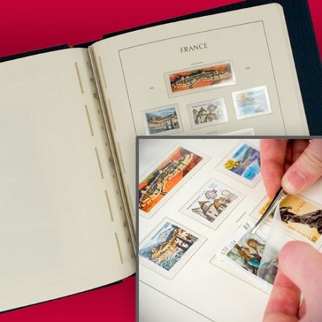 LEUCHTTURM SF-Feuilles préimprimées France timbres autocollants 2016