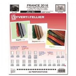  Jeu France 2016-2ème semestre SC YVERT ET TELLIER 