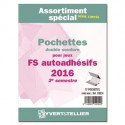 Assortiment de pochettes Auto Adhésifs 2016 FS 2ème semestre (double soudure)