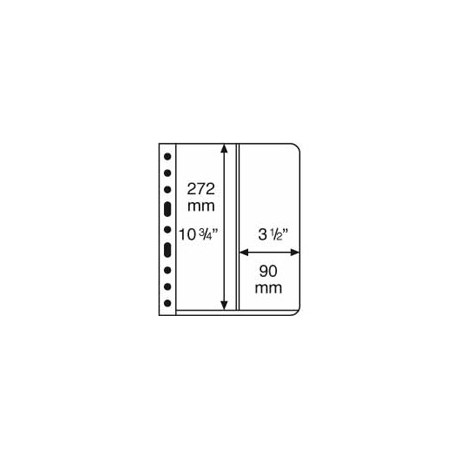 Feuilles VARIO 2 bandes verticales